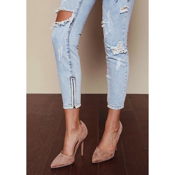 🦋SOLD🦋One Teaspoon” Trashed Freebirds - Picture 4 of 8